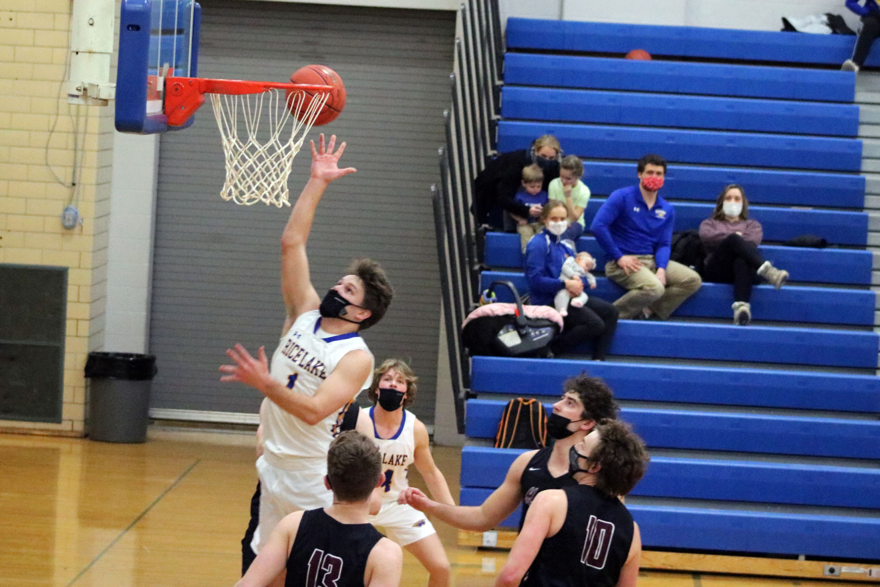 Rice Lake boys basketball vs. Menomonie 1-22-21